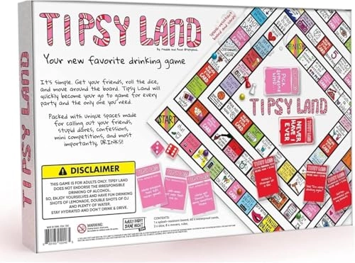 Tipsyland Drinking Board Game