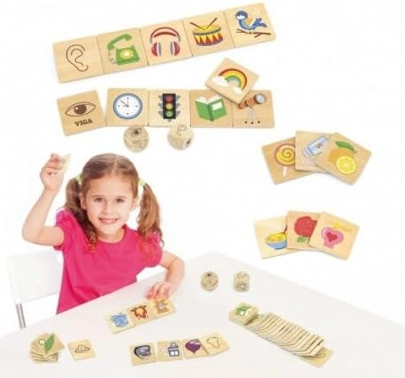 Learning Senses Puzzle Set - Suitable for 3 years & above 37pcs