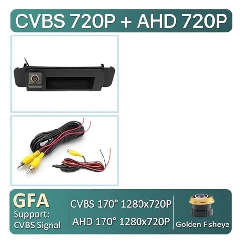 Reversing Camera - RCA interface PAL 512(H)X582(V); NTSC 512(H)X492(V)