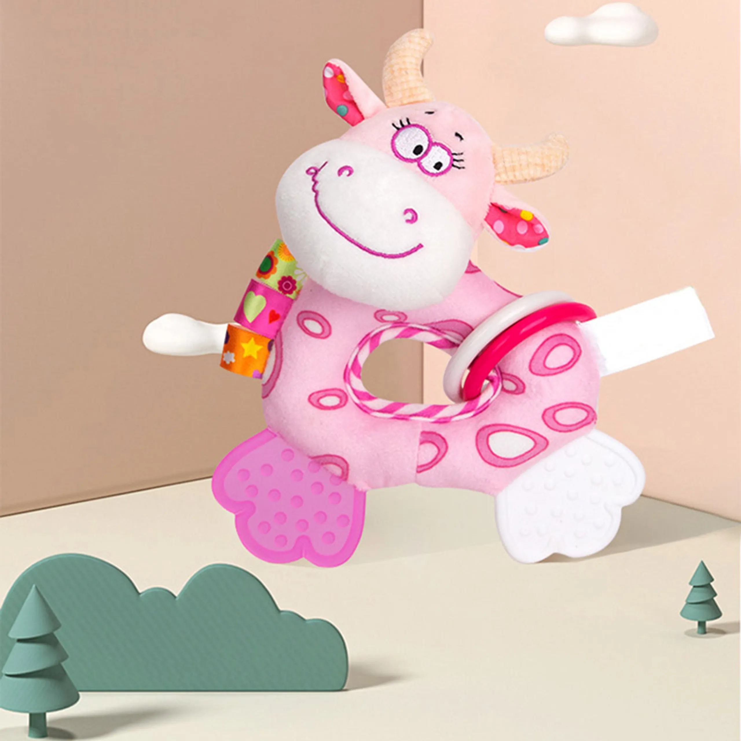 Soft Plush Stuffed Toy Teether