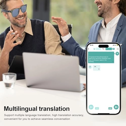 Translation Glasses - Real-time Voice Translation IP65 Waterproof