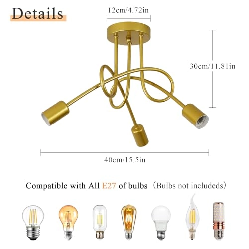 Industrial Chandelier - Dimmable