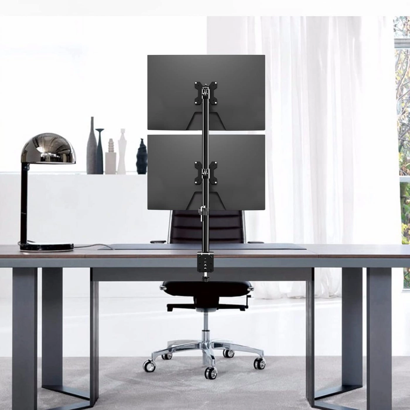 Dual LED LCD Monitor Stand - 2 32 inch