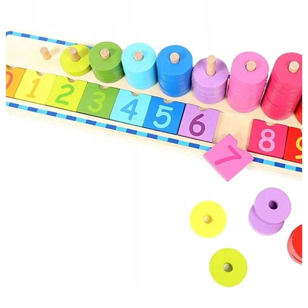 Counting Stacker Toys - Suitable for 2 years & above 56pcs