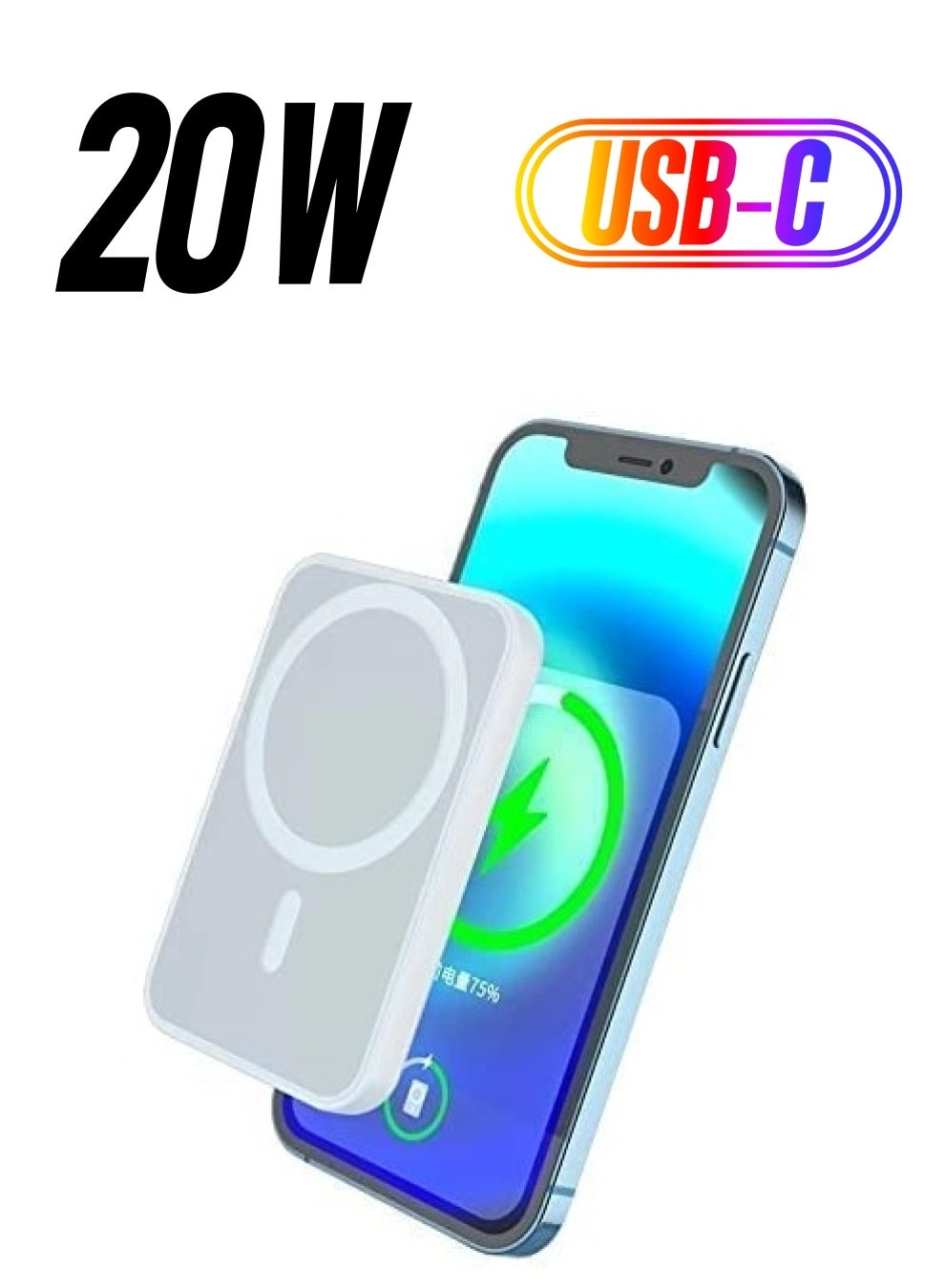 Raxoom POWER89805 - 5000mAh 22.5W Fast Charging