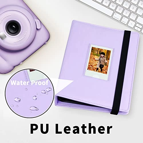 2x3" 288 Pockets Faux Leather Photo Album
