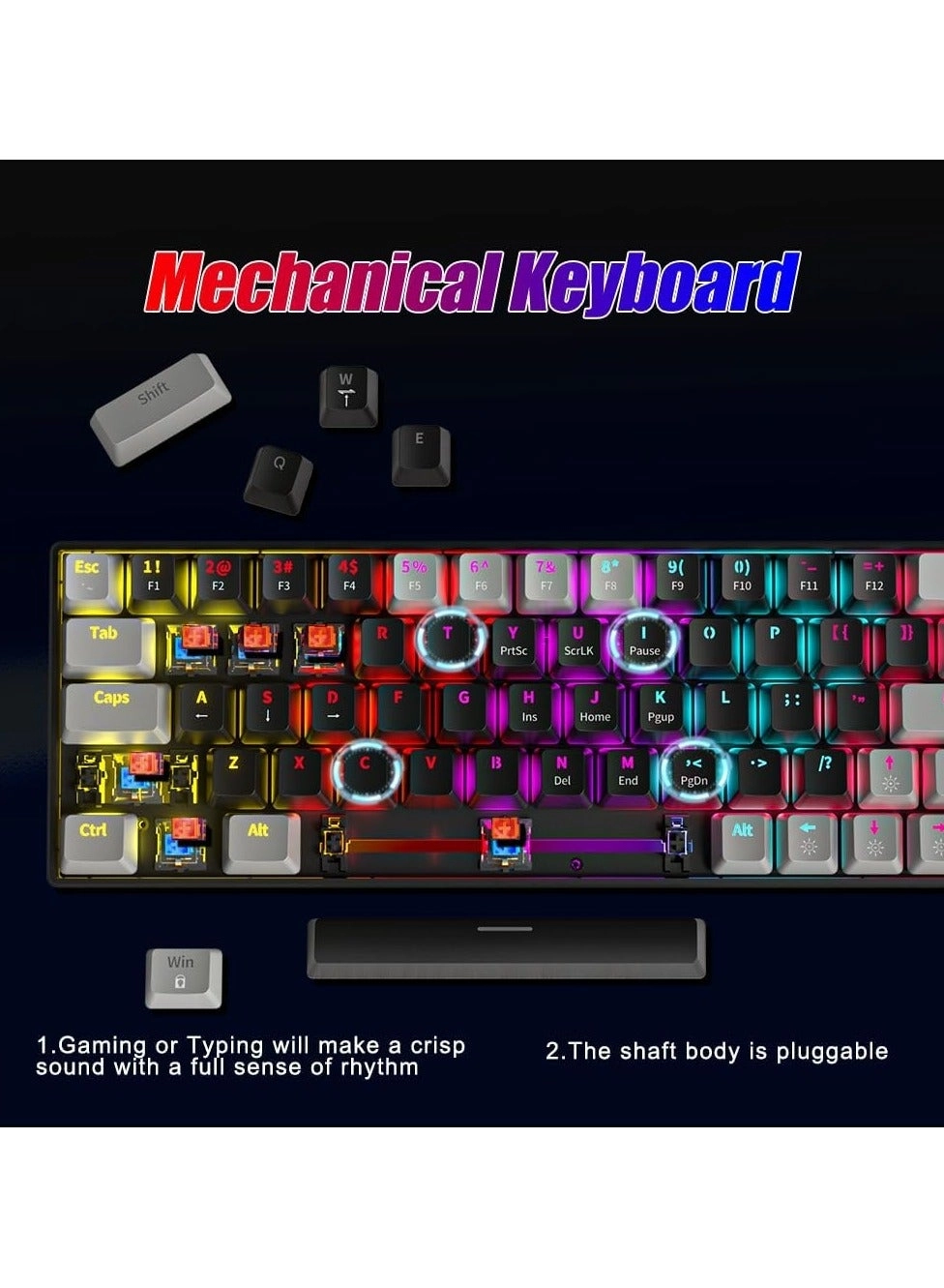 60% keyboard - US Wired