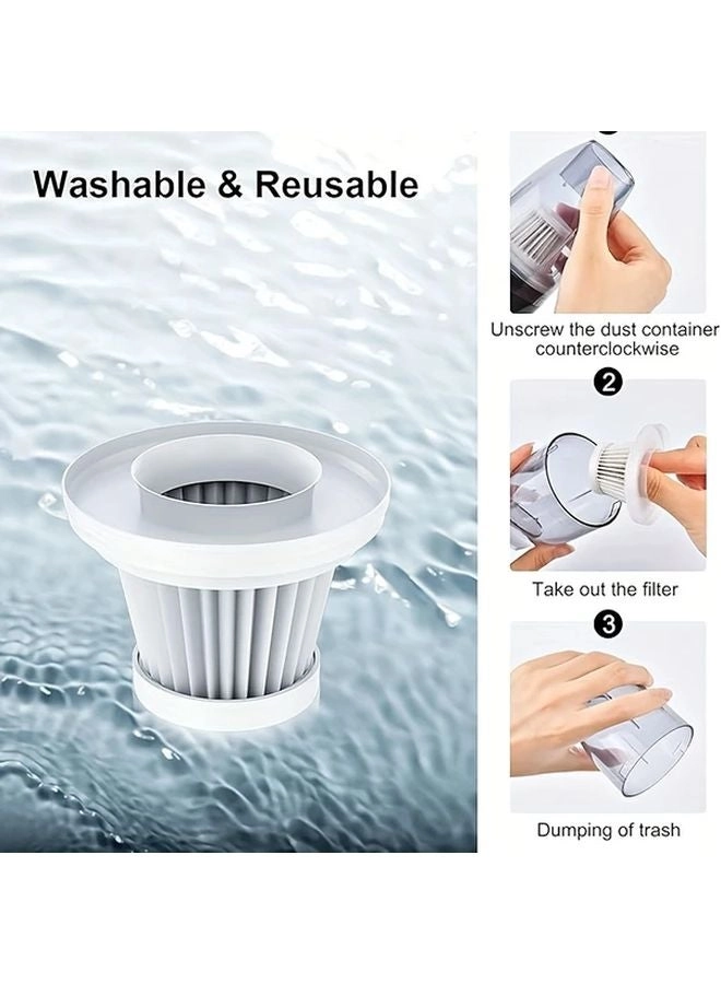 4-in-1 Wireless Handheld Vacuum Cleaner - 2000mAh