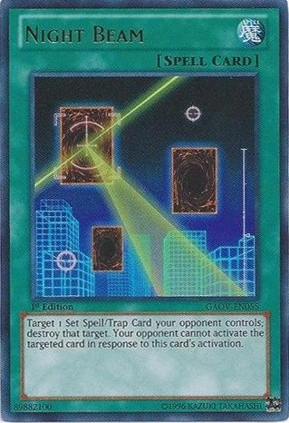 Konami Yu-Gi-Oh!: Galactic Overlord - Night Beam - Unlimited Edition