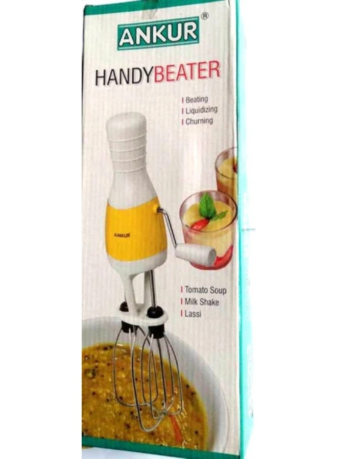 Handy Beater - Stainless Steel white/yellow/green