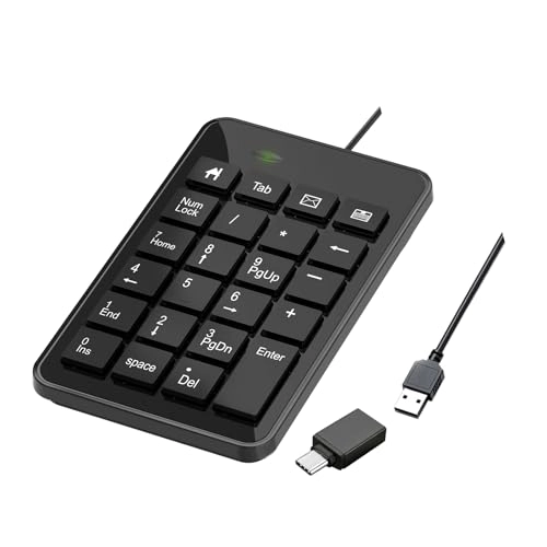 Wired Number Pad - 23 Key Typec USB