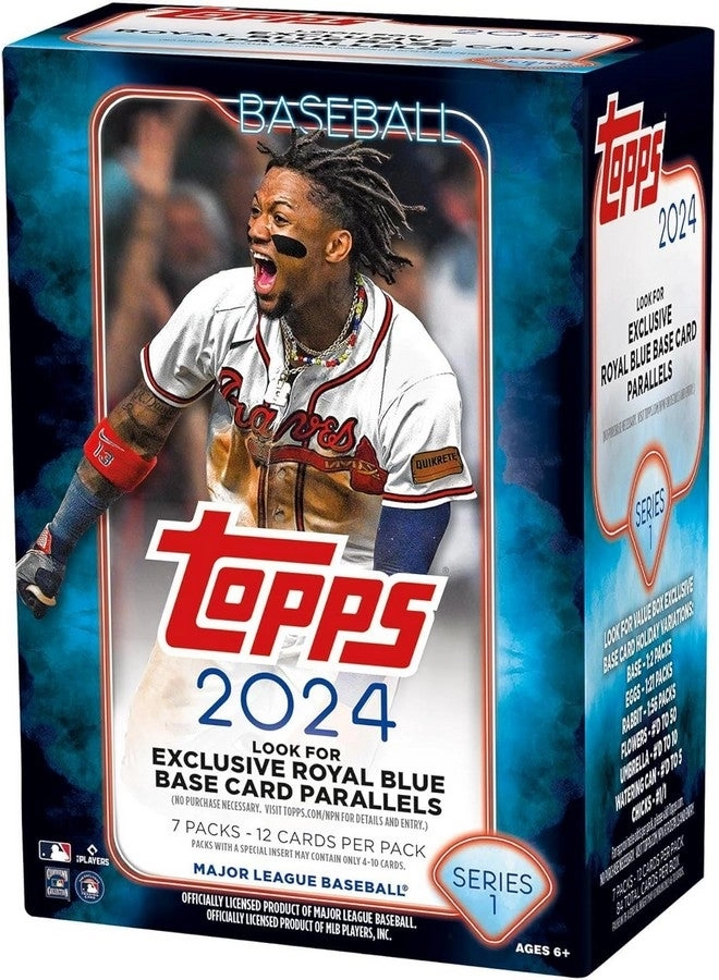 Topps Series 1 Baseball Value Box - 2024 7 Packs per Box