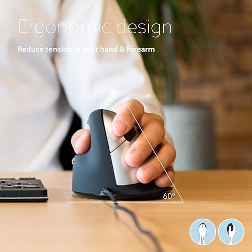 HE Vertical Ergonomic Mouse - USB