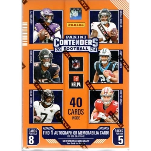 Panini Contenders Football NFL Blaster Box - 40pcs + Toploader - 6pcs + Magnet