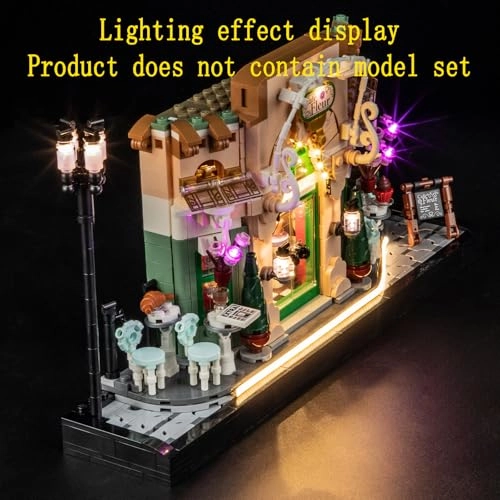 LED Light Kit for LEGO Icons French Café 10362