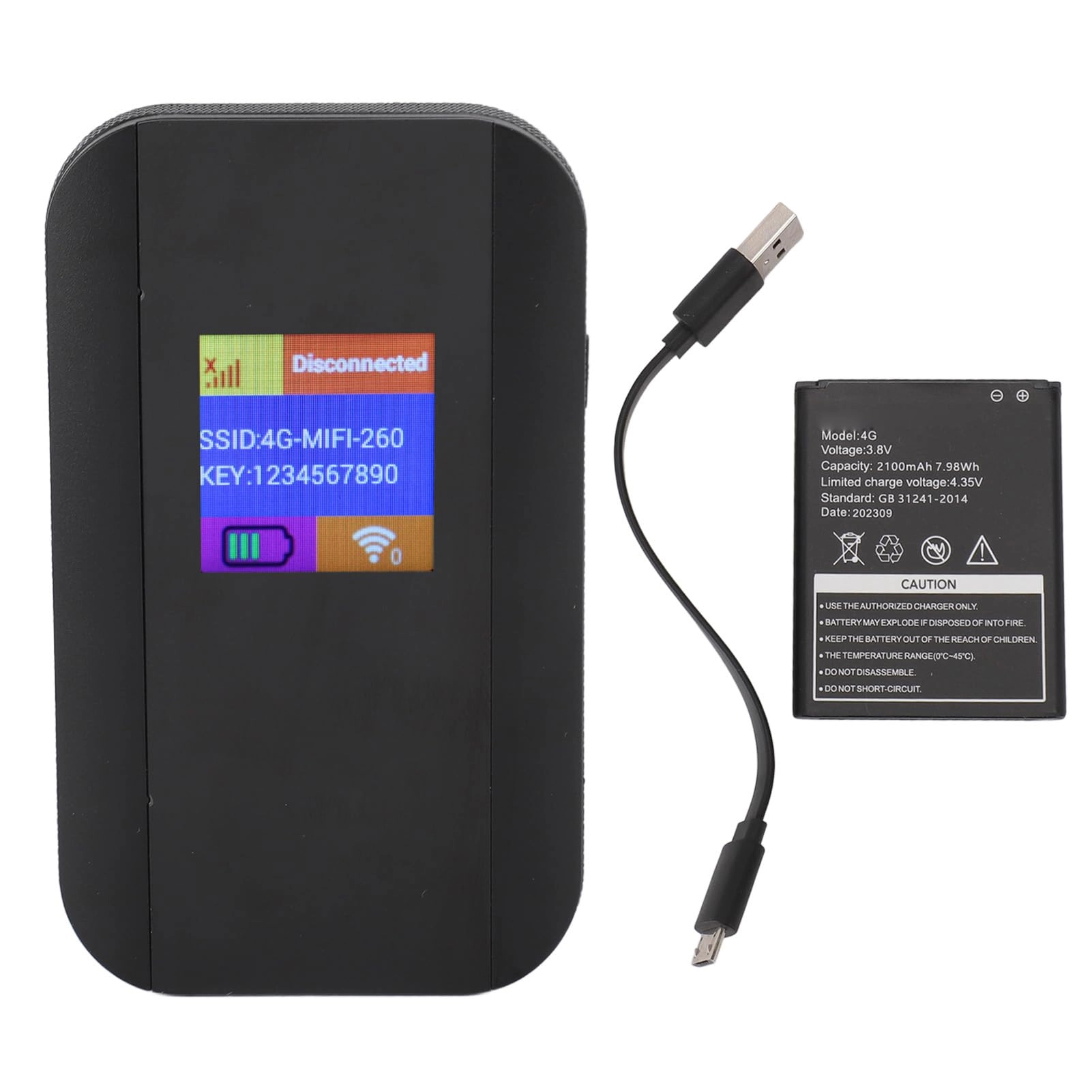 YUEHISY 4G LTE Mobile WiFi Hotspot - 500Mbps