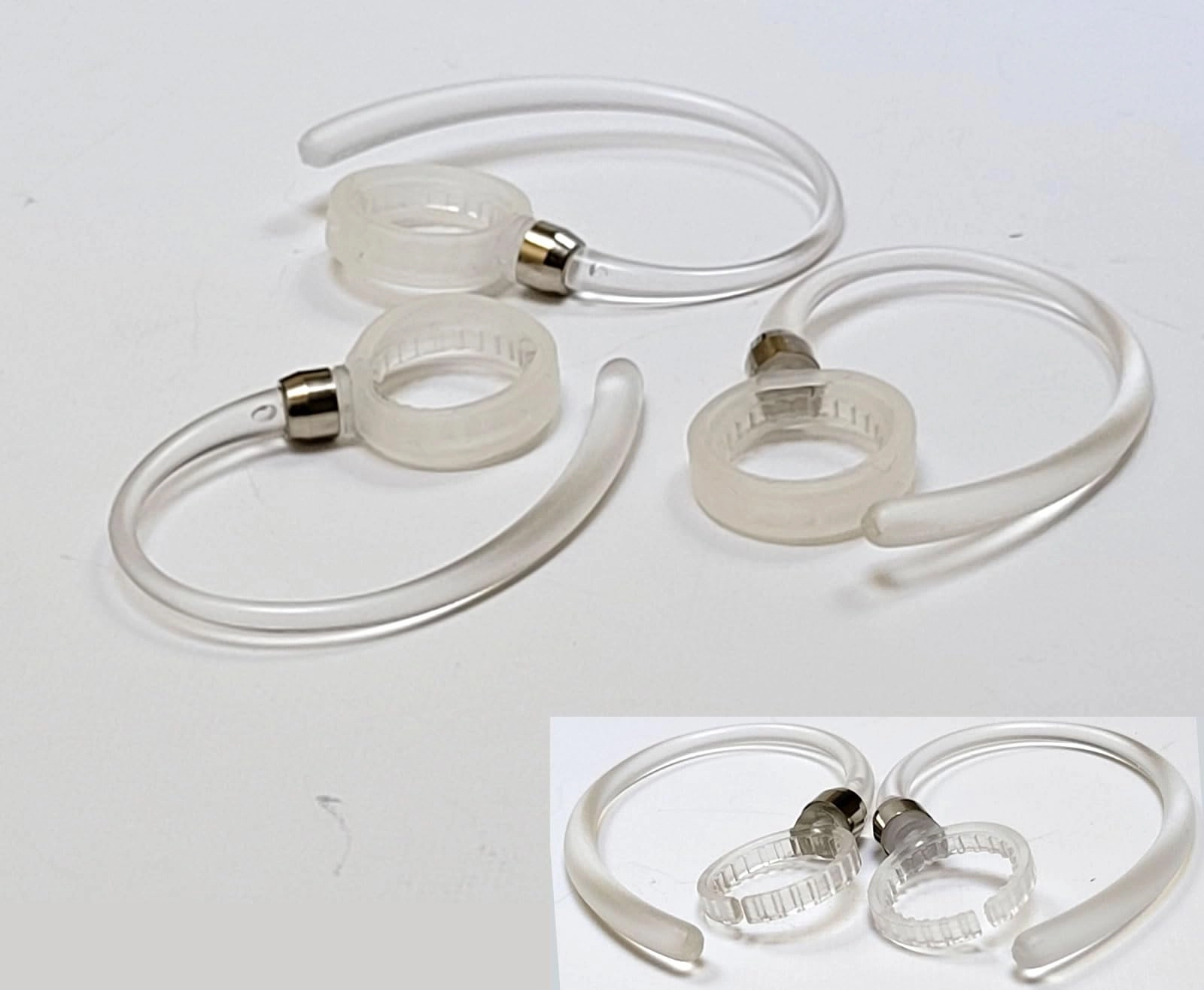 NETJNP Earhooks - for Boom3, Boom 2+, Boom 2, Boom, HX600, Elite Flip HZ720, H17, H17txt, H19, H19txt, HX550, H525, H520 Headsets Washable