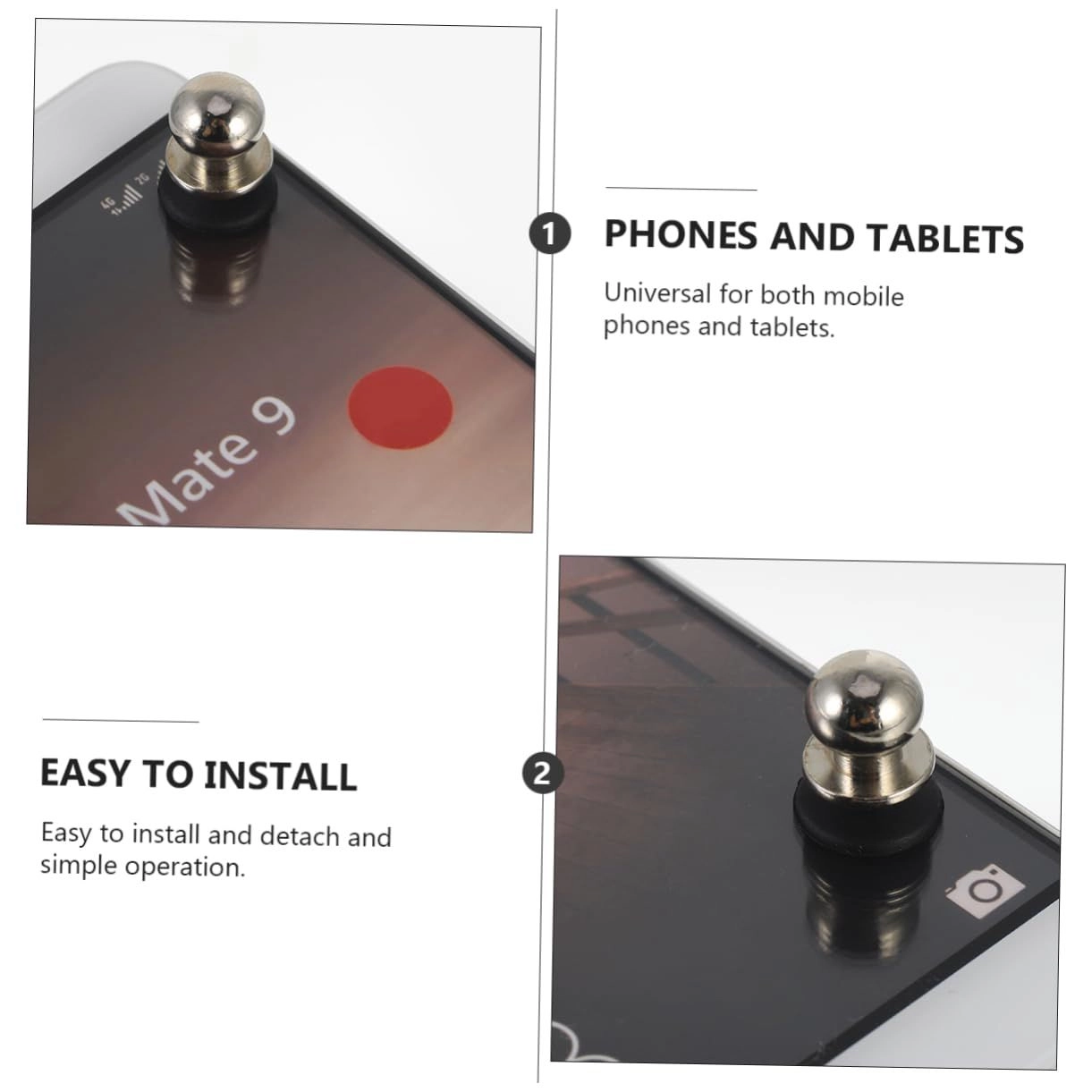 Stands - 4 Pack Silver 1.3x1cm