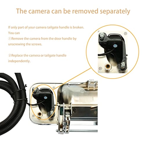 Rear View Camera wTailgate Handle - 170 Viewing Angle