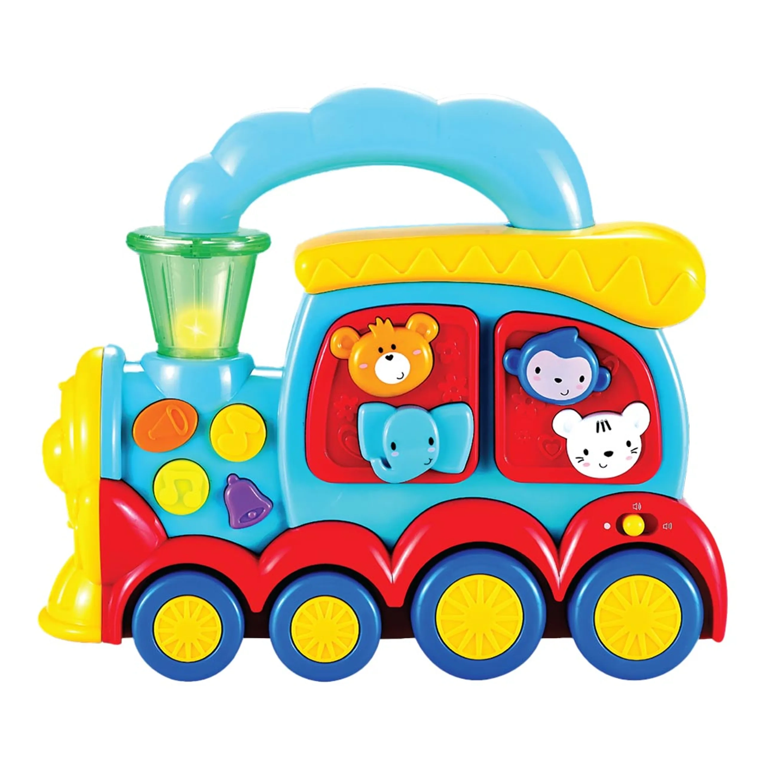 Hapee Capee Light & Sounds Baby Animal Train - 6 months