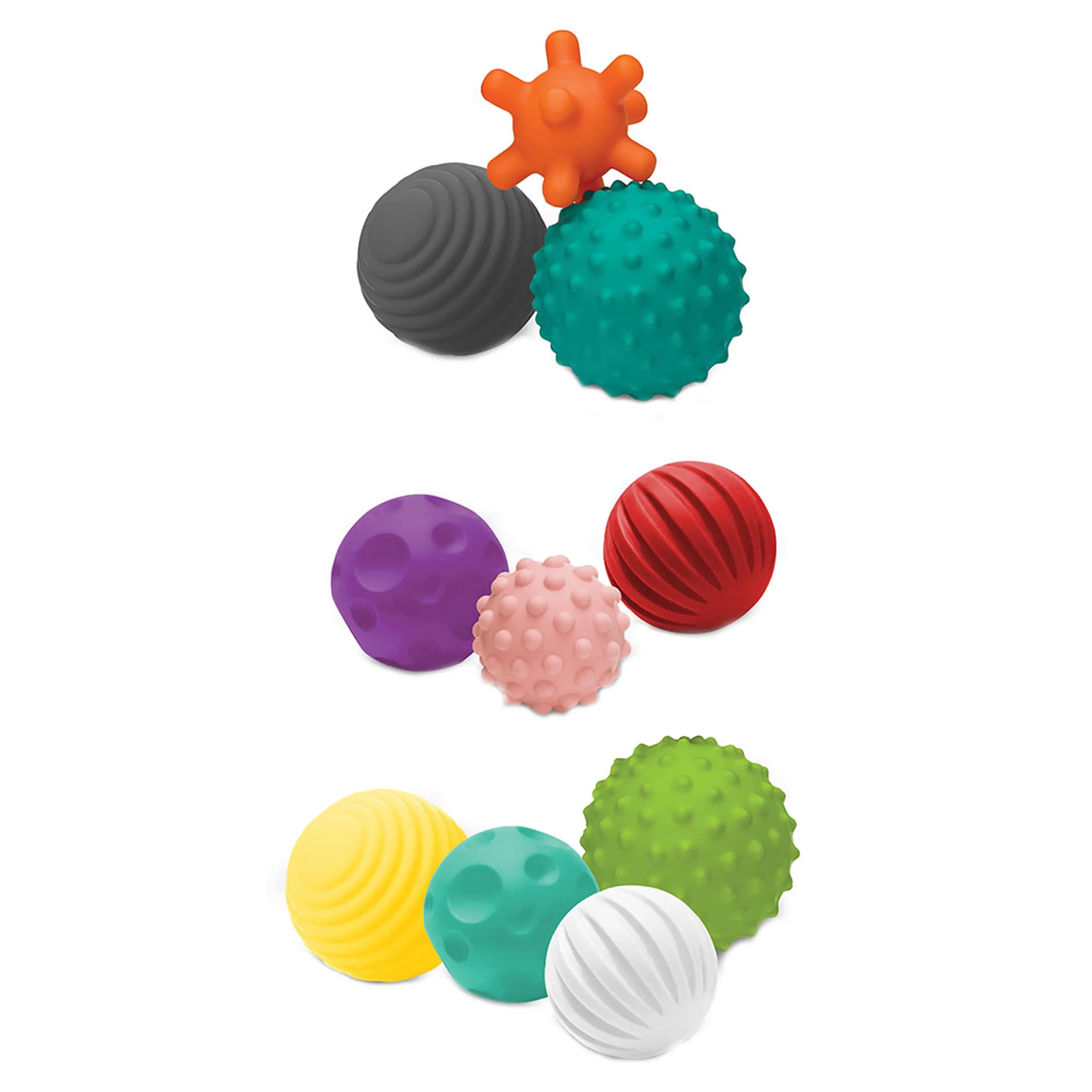 Textured Muliti-Ball Set - Suitable for 6 months and above 6-piece
