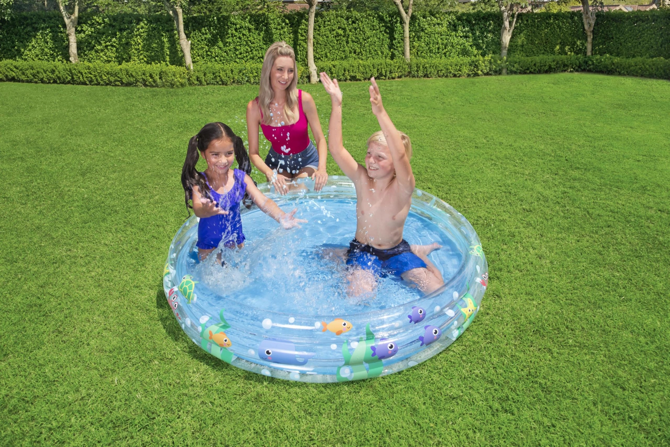 3-Ring Summer Colors Paddling Pool - 1.52 m 317 L