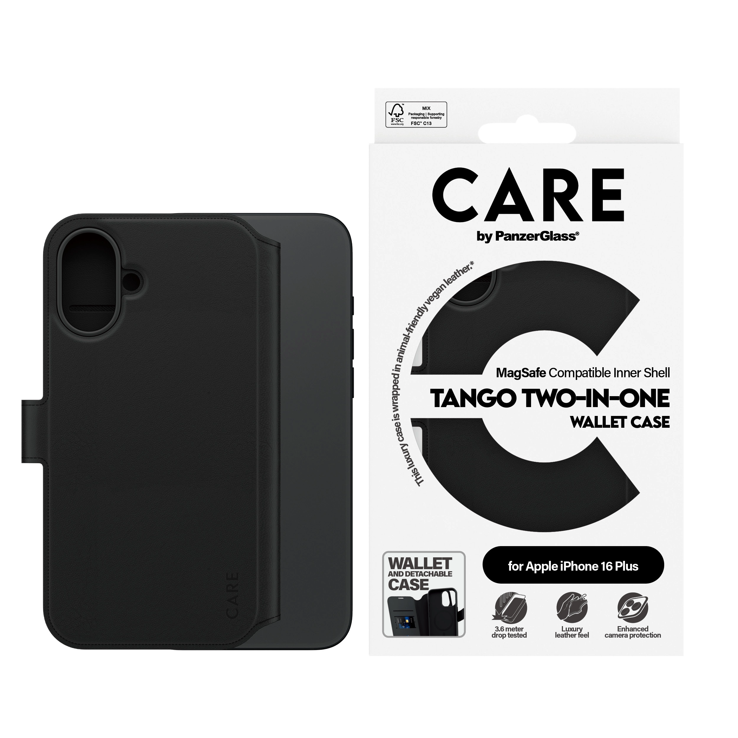 Care Folio Wallet Case with MagSafe for Apple iPhone 16 Pro