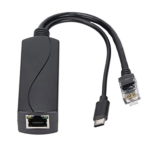 POE Splitter - DC37-57V One Output RJ45 Crystal Head IEEE 802.3 af 10/100M