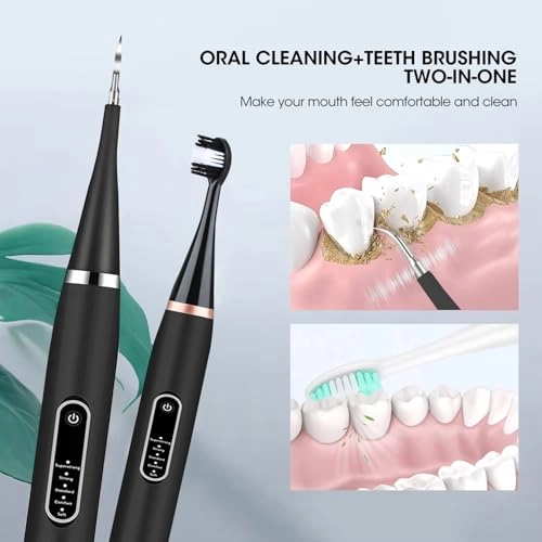 Kids Sonic Tooth Brush - 5 Modes 3 Brush Heads Rechargeable