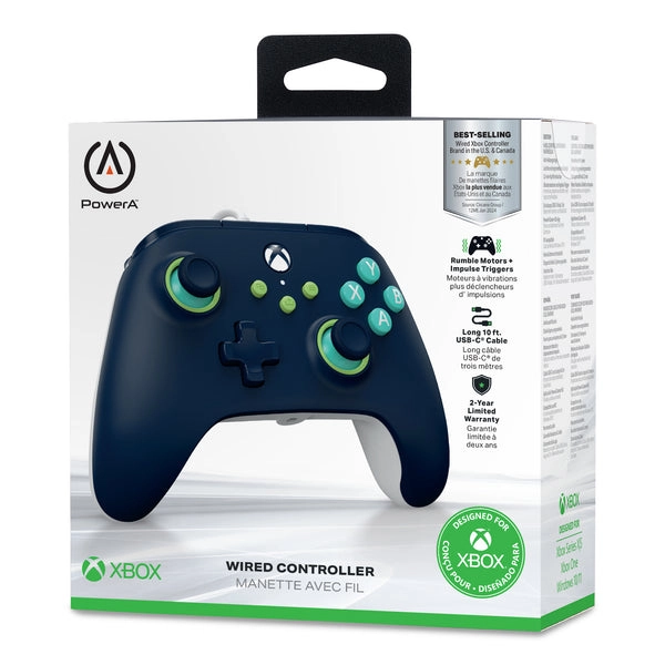 Enhanced Wired Controller For Xbox Series X|S - Blue