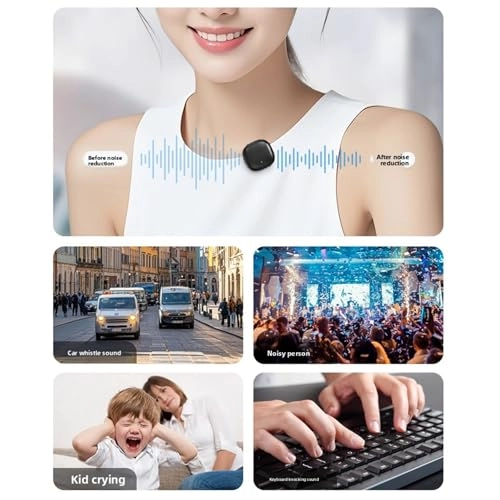 AI Wireless Lavalier Microphone