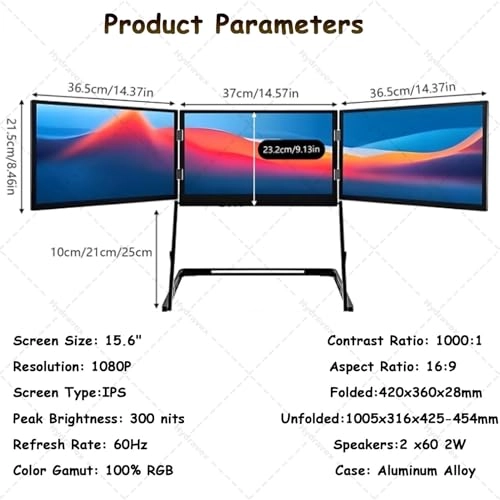 Laptop Screen Extender - 7sdf-949592 15.6-inch 1080P