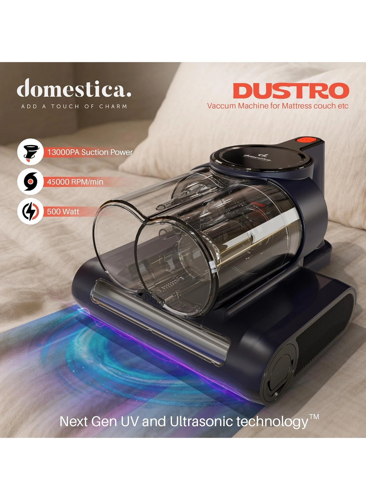 Dustro - 13000 Pa 500 W