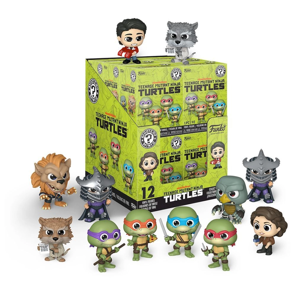FUNKO TOYS Mytery Mini Animation Teenage Mutant Ninja Turtles 2 Vinyl Figure - 3+ 1 (7.6 cm) (FU89634)