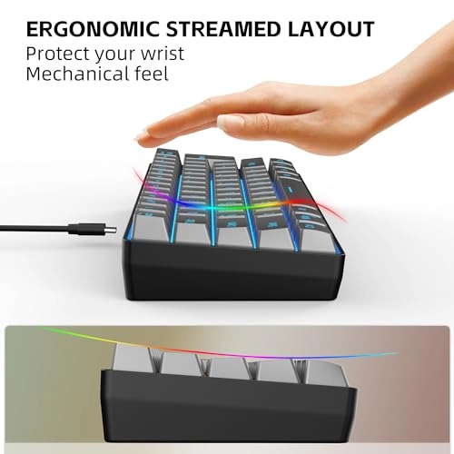 60% Wired Gaming Keyboard - USB-A