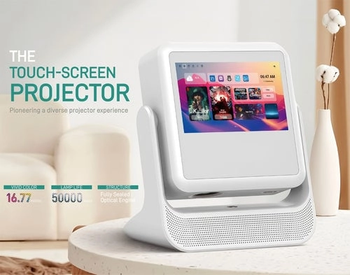 A10 Android Smart LED Projector with 5G WiFi Auto Focus,Max 4K,Wireless Mirror Phone Projectors