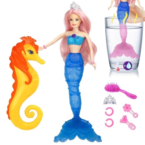 Mermaid Doll - Princess + Seahorse Play Set