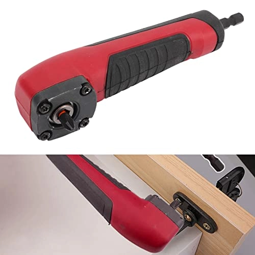 Right Angle Adapter - 6.35mm hex + Screwdriver Bits - 10 screwdriver bits