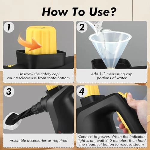 Handheld Steam Cleaner - 2.6-3.2 bar 350 ml