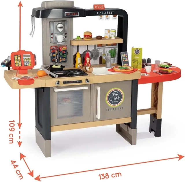 Chef Corner Restaurant Playset - 70 pcs (sim-7600312307)