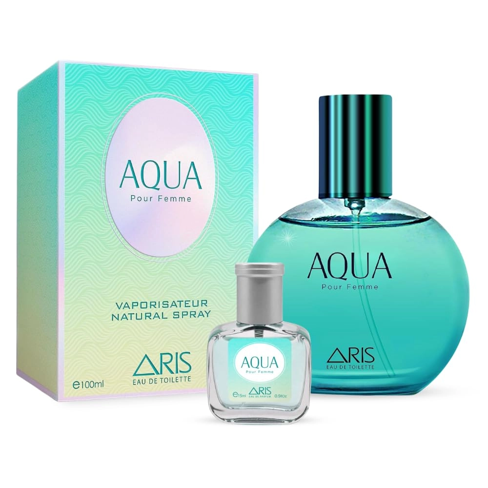 Aris Aqua Women Eau de Parfum 100ml Bundle