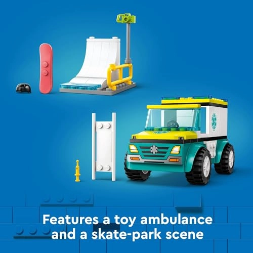 LEGO City Emergency Ambulance and Snowboarder (60403)