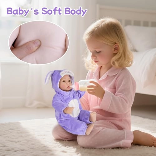 Real Life Baby Dolls - 17 inches Vinyl Soft Cloth Body Ages 3+