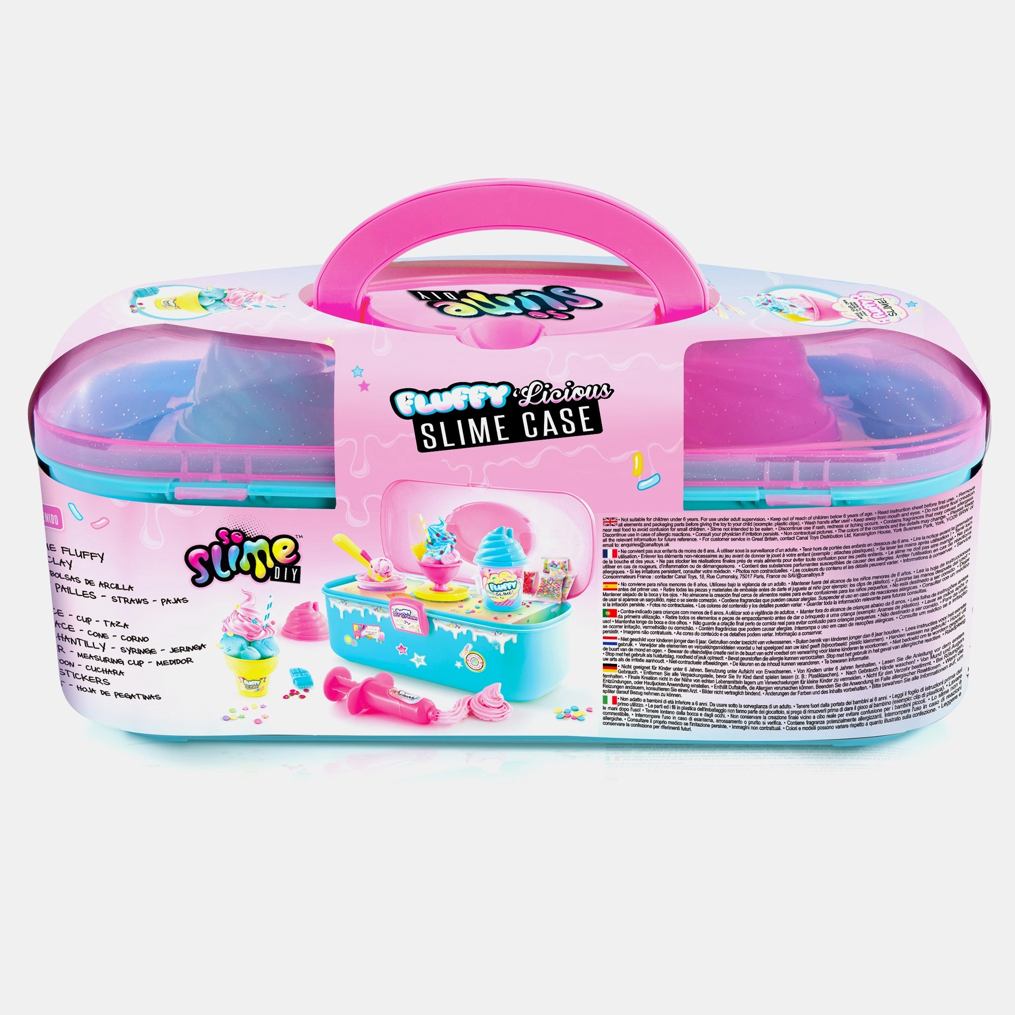 So Slime Diy Fluffy Case - Plastic, Clay, Slime Ingredients 500g