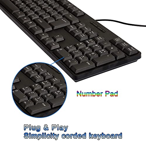 Keyboard - AR/EN Wired