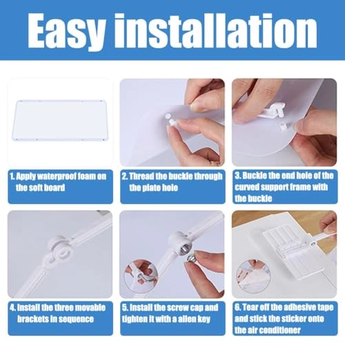 Air Conditioner Deflector - Compatible with any window unit