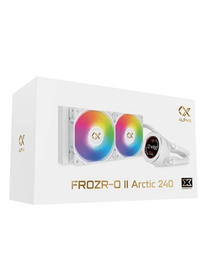 Frozr-O II 240 - 2.4" Digital LCD Pump Head 1800 Fan RPM