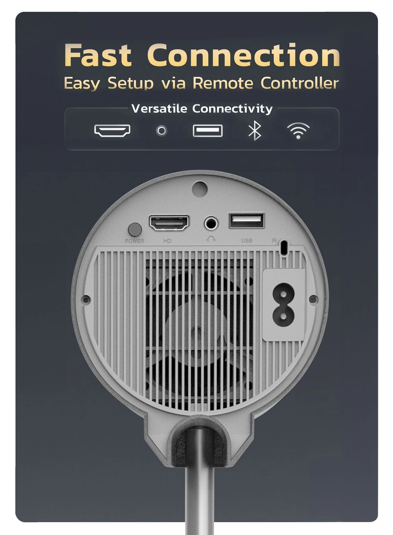 LUMIO Smart FHD Projector 9049070092 180 ANSI Lumens