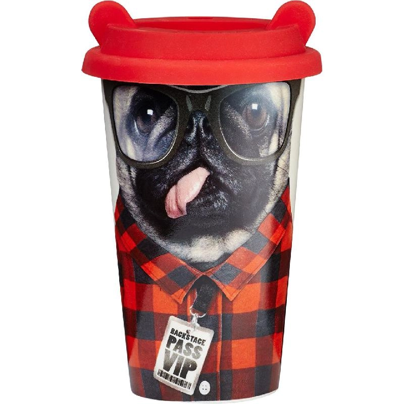 Mustard Dog Reusable Coffee Mug
