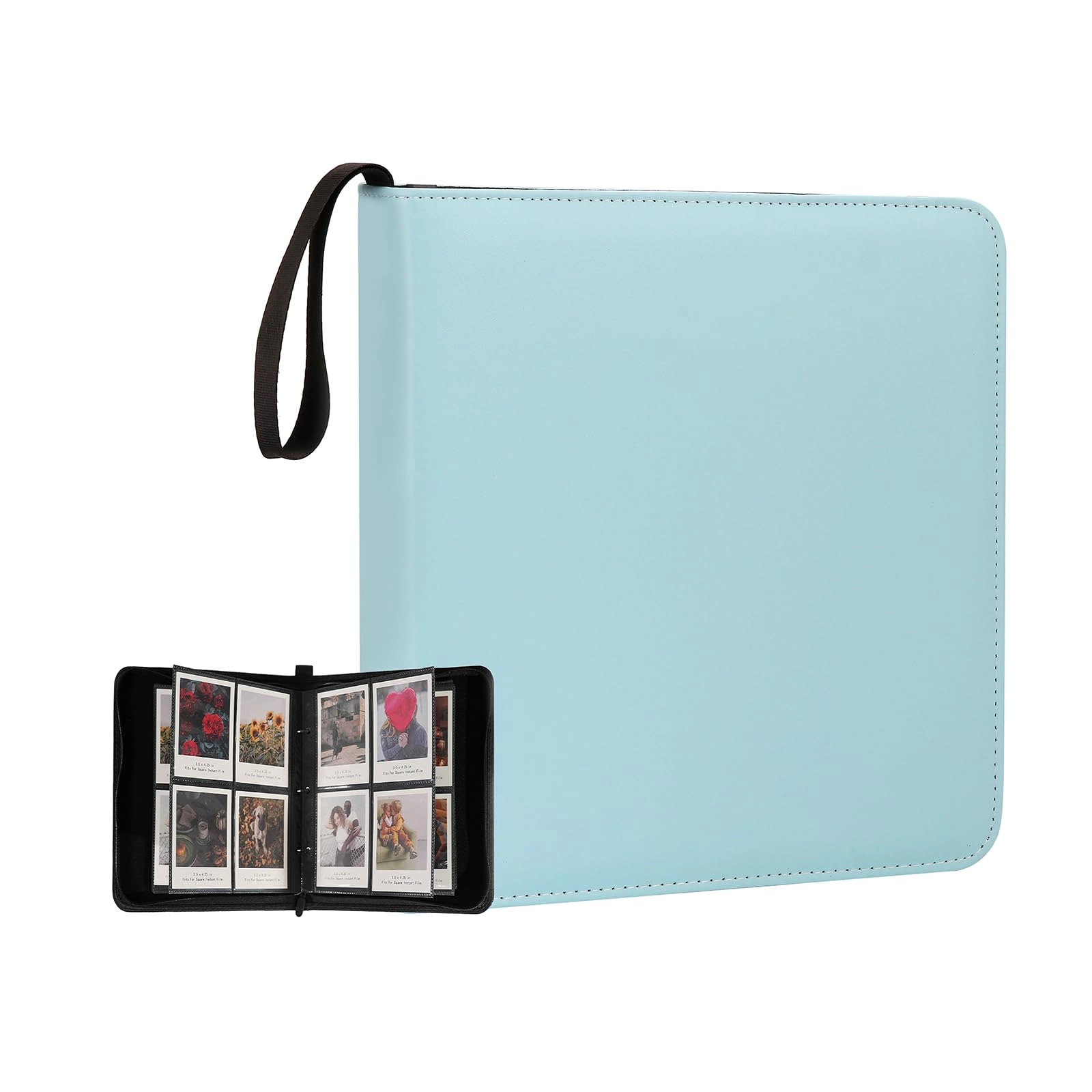 i-Type Square 240 Pockets PU Laminated with Greyboard Photo Album